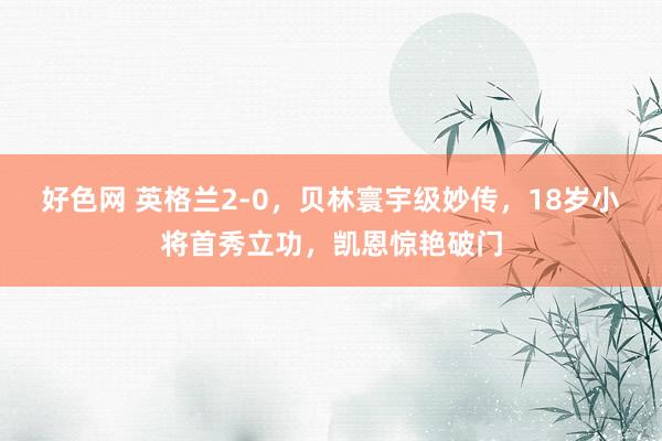 好色网 英格兰2-0，贝林寰宇级妙传，18岁小将首秀立功，凯恩惊艳破门